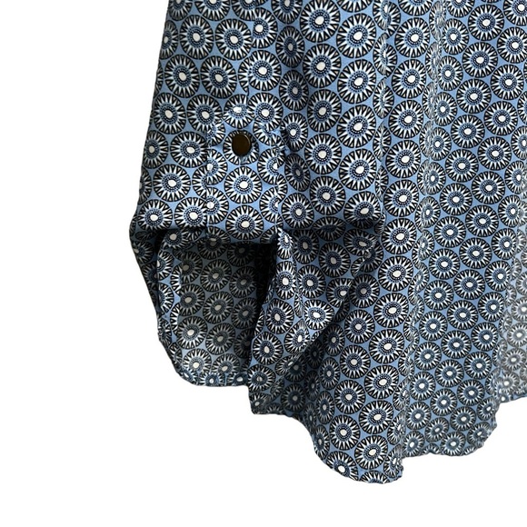 Dressbarn 2X Blue Button Down Shirt Y3 - Picture 2 of 5